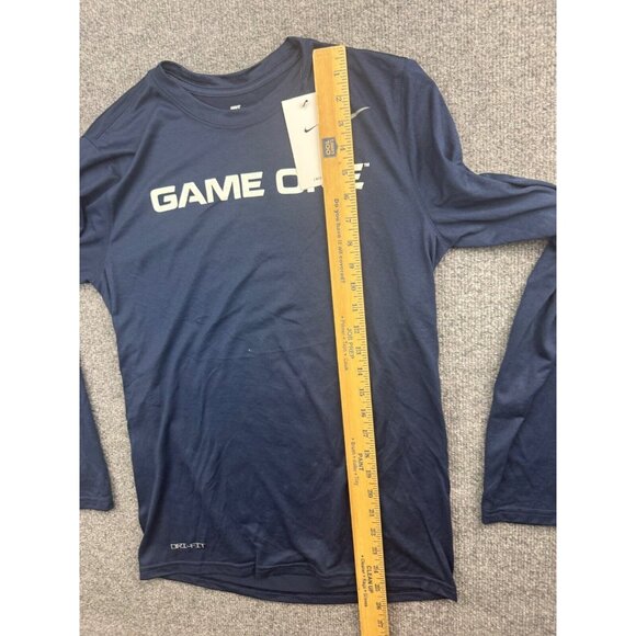 Nike Dri-Fit Game One Training Tee Men's Small Blue Long Sleeve NWT - Picture 6 of 9